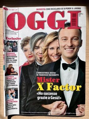 Bundle of Three (3) Italian OGGI Magazine - Apr/Oct 2009 - Coffee Table Decor